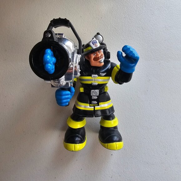 Mattel Other - Rescue Heroes Billy Blazes FDNY Firefighter 6” Action Figure Mattel 2001 78829